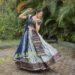 Traditional Royal Blue? lahenga Choli (Full stitched)