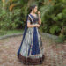 Traditional Royal Blue? lahenga Choli (Full stitched)