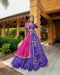 Iris Purple Lahenga  Choli  (Full Stitched)