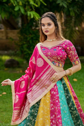 Raja Rani Lahenga  Choli  (Full Stitched)