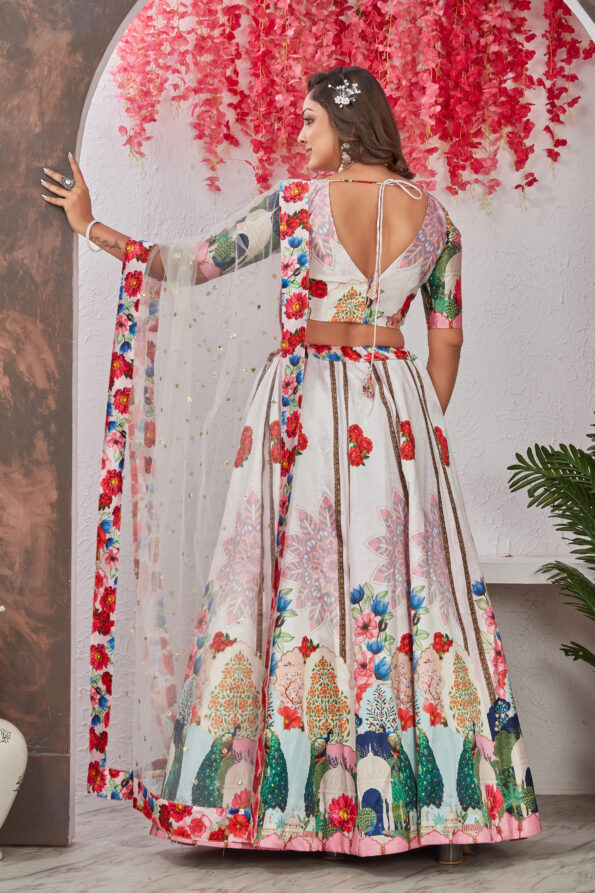 Vrundavan Lehenga (Full Stitched)