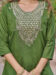 Women's Embroidered Simar Kurti With Pant & Dupatta Set