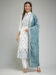 Women's Rayon Khadi Printed Straight Kurta with Pant And  Dupatta Sets