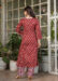 Women's Pure Cotton Printed Straight Kurta with Pant And  Dupatta Sets