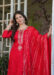 Women's  Viscose Chanderi Embroidered Straight Kurta with Viscose Pant And Viscose jacquard Dupatta Sets