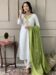 Women's Off White viscose blend  with  Embroidered Straight Kurta with Viscose blend  Pant And viscose Jacquard   Dupatta Sets